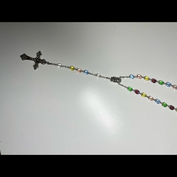 Rosary with real crystal beads - Picture 7 of 15